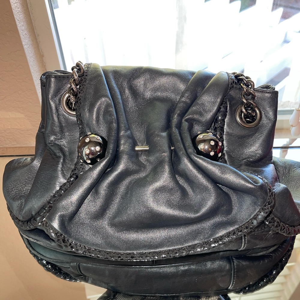 Betsy Johnson leather handbag